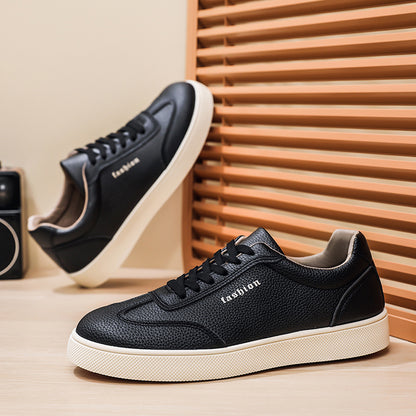 Men's Old Money Style Casual Sneakers with Rubber Sole