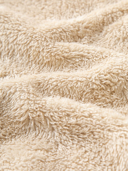 Christmas & Merry Christmas Letter Element Printed Women's Lined Hooded Sweatshirt, Thick and Warm Polyester Fabric Jacket, Suitable for Casual Composite Fabric Warm Clothing for Autumn and Winter Season