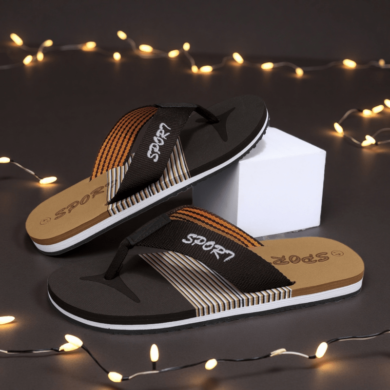 Men's Lightweight Breathable Flip-Flops for Summer & Casual Wear