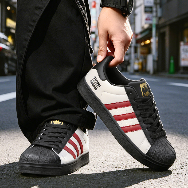 Unisex Low-Top Scallop Head Sports Shoes for Casual & Training