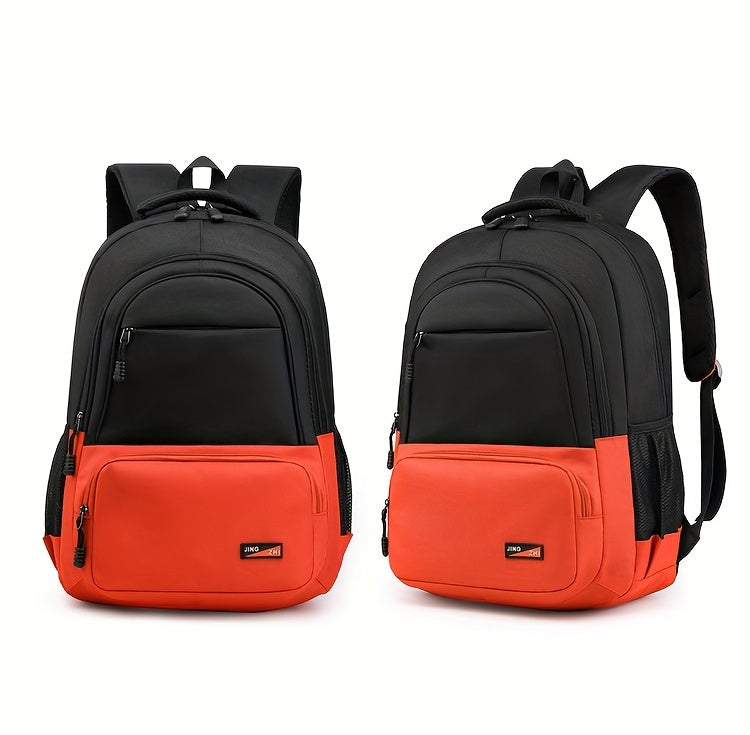 Durable Oxford Fabric Backpack - Spacious, Breathable, Adjustable Strap, Laptop Compartment, Ideal for Hiking, Camping, Travel, School  Work - High 46cm, Long 32cm, Thick 19cm, School Backpack   Adjustable Strap Backpack   D