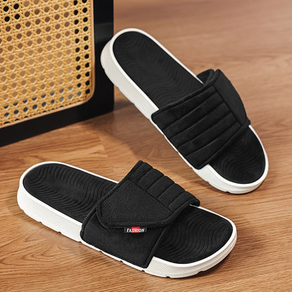 Comfortable All-Season Microfiber Couple's Casual Slippers