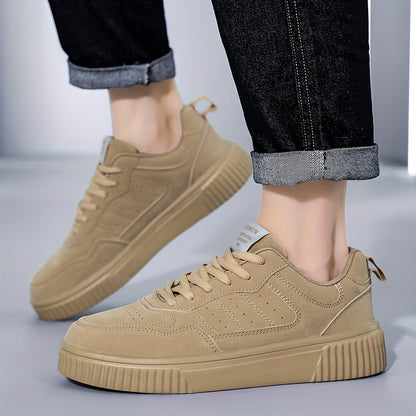 WANWEISI Men's Low-Top Sneakers Compatible for & Gym - Upper, Cushioned MD Sole & Insole, Breathable Round-Toe Sports for, Casual Wear - - (/Solid Colors) - ayq