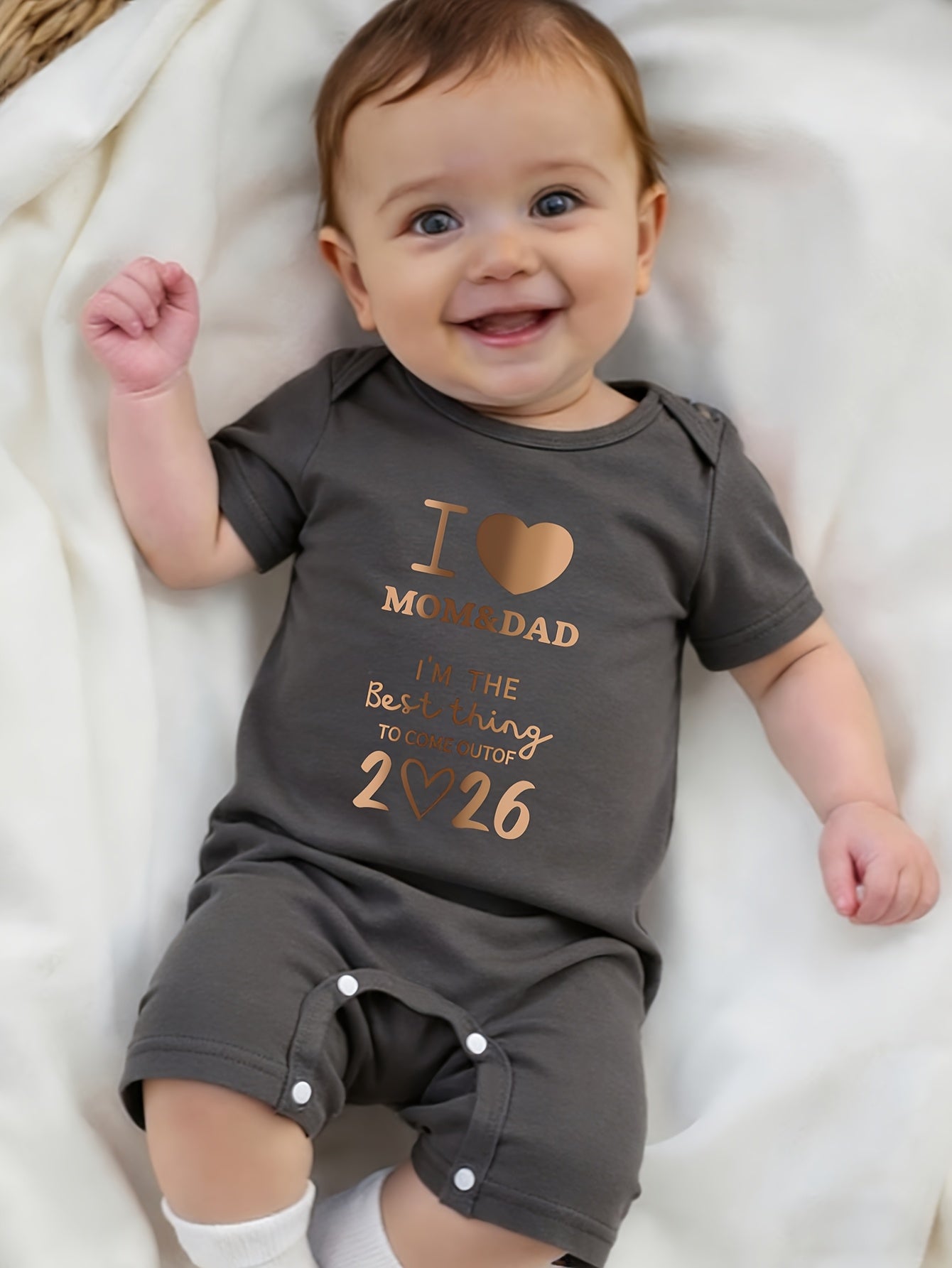 Newborn Baby Summer Bodysuit 100% Cotton Cartoon Romper