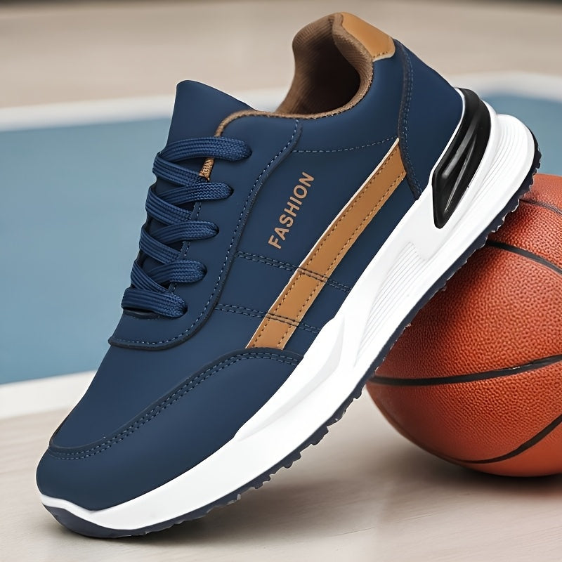 Men's Road Running Shoes, Large Size Men's Outdoor Hiking Shoes, Lace-up Walking Shoes, Training Shoes, Low-top Running Shoes, Trendy Skate Shoes, Student Casual Sneakers for Spring, Summer, Autumn, and All Seasons