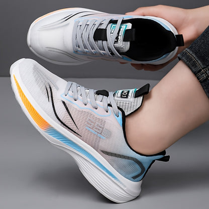 Men's Shoes Spring Summer Mesh Breathable Super Light Casual Sneaker, Men's Soft Sole Anti-skid Shock Absorption Student Running Sneaker-plus Size Tennis Casual Walking Fitness Hiking Shoes-perfect Sneaker for Outdoor Adventu - ayq
