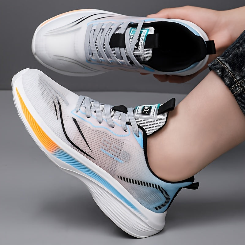 Men's Shoes Spring Summer Mesh Breathable Super Light Casual Sneaker, Men's Soft Sole Anti-skid Shock Absorption Student Running Sneaker-plus Size Tennis Casual Walking Fitness Hiking Shoes-perfect Sneaker for Outdoor Adventu