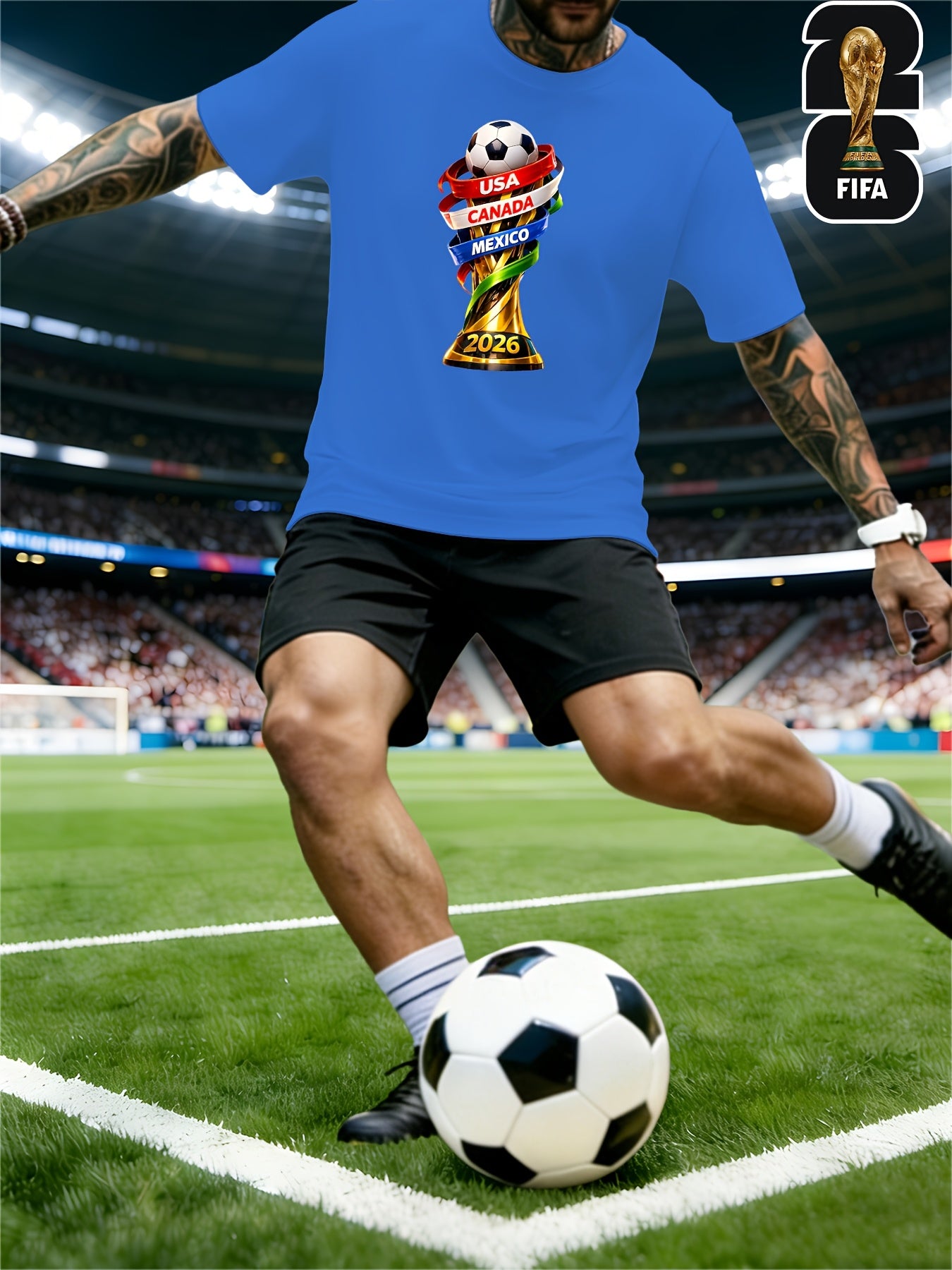 Men's FIFA 2026 World Cup Casual Soft Breathable T-Shirt