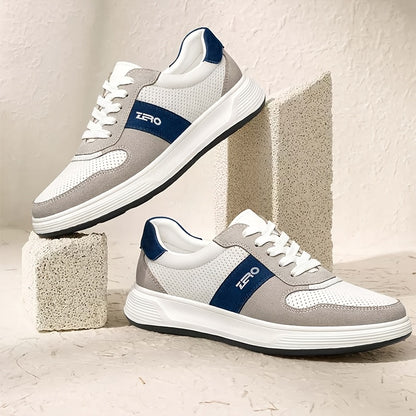 ZRO Zero Degree Men's Lightweight Breathable Leather Sneakers