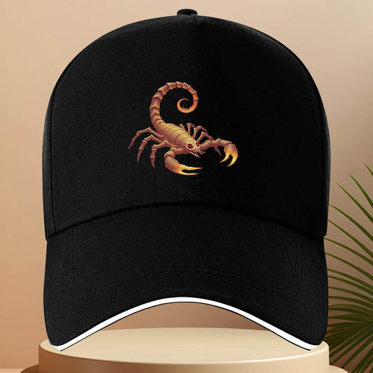 Unisex Scorpion Print Baseball Cap for Outdoor Sports