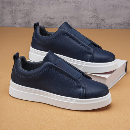 Men's Skate Sneakers with Durable PU Upper & Strong Grip Sole