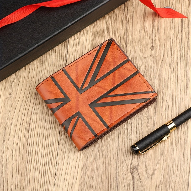 Zuolaiwt European And American Retro Short Wallet for Men with a Large Capacity Coin Purse And Multiple Card Slots