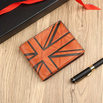 Zuolaiwt European And American Retro Short Wallet for Men with a Large Capacity Coin Purse And Multiple Card Slots