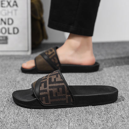 Men's Summer Breathable PU Slip-On Outdoor & Beach Shoes