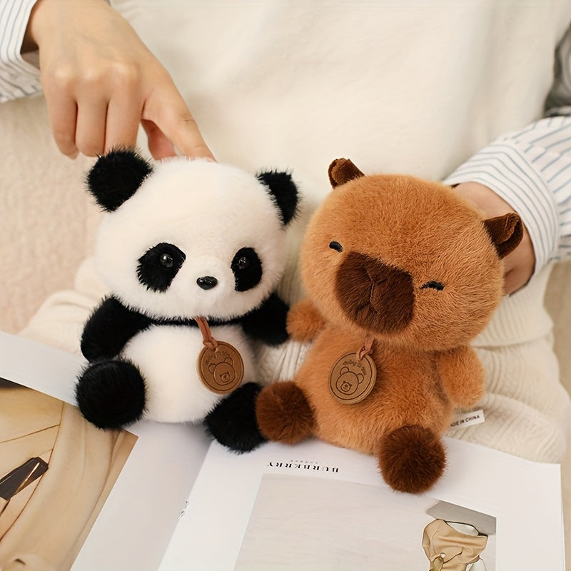 Cute Animal Plush Toys Kawaii Cartoon Figure Soft Filling Doll Adorable Desk Companion Plush Toys Home Decor Holiday Halloween Christmas and Birthday Popular Gifts for Friends and Family