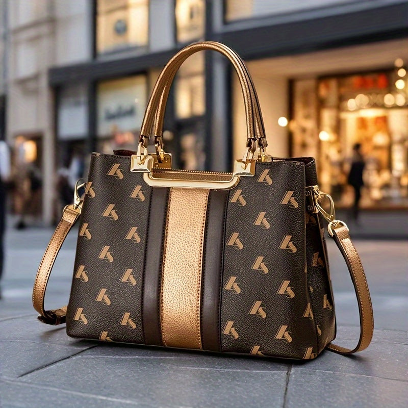 Lorna Vesta Elegant Women's Leather Tote with Removable Strap