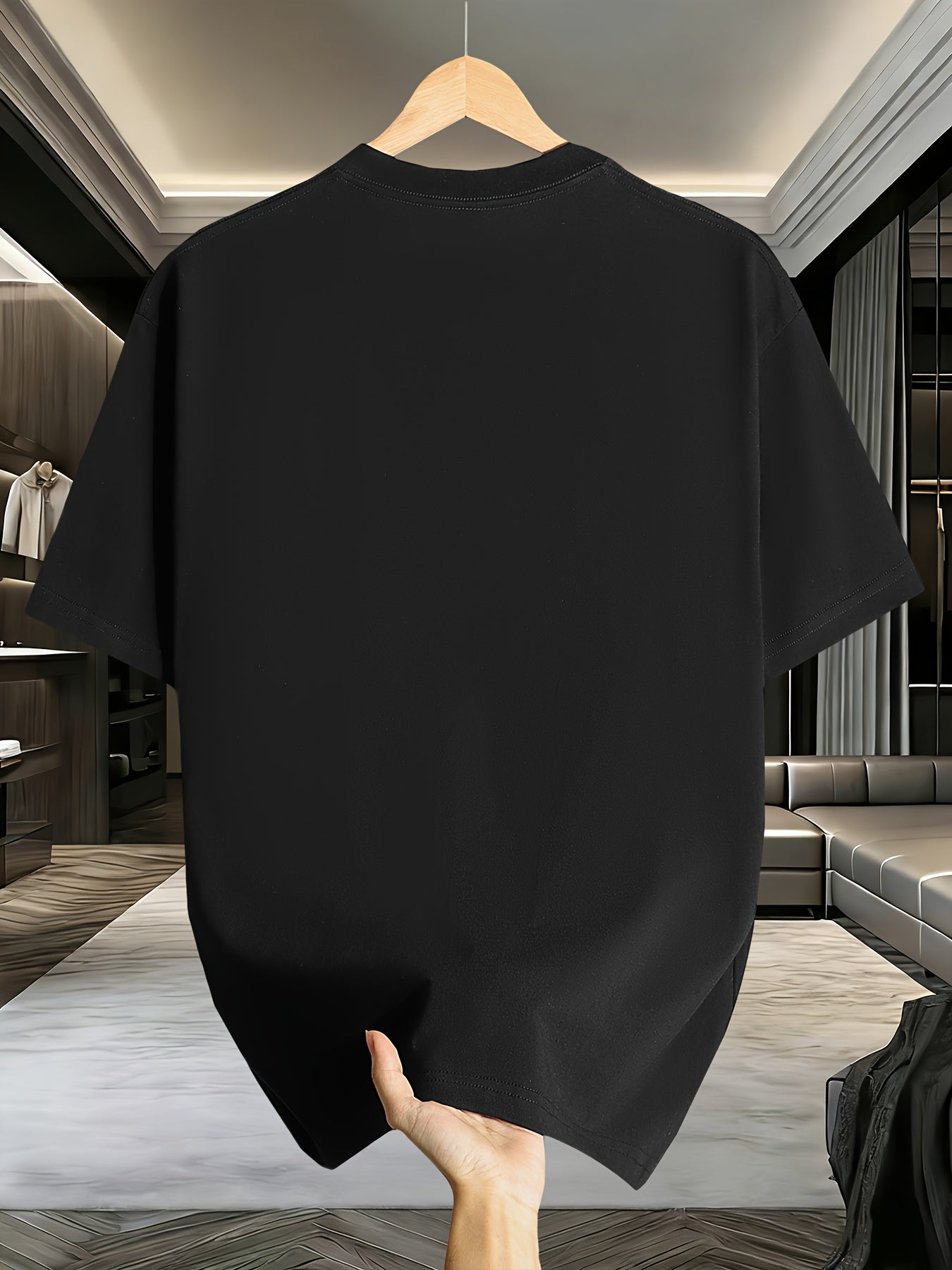 Unisex Short-Sleeve Football T-Shirt with Geometric Pattern
