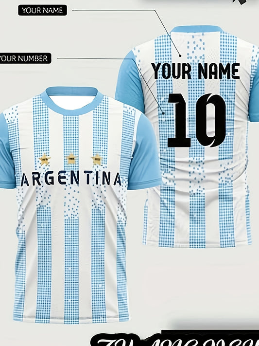 Argentina Football Jersey for Adults | Customizable Fan Shirt - ayq