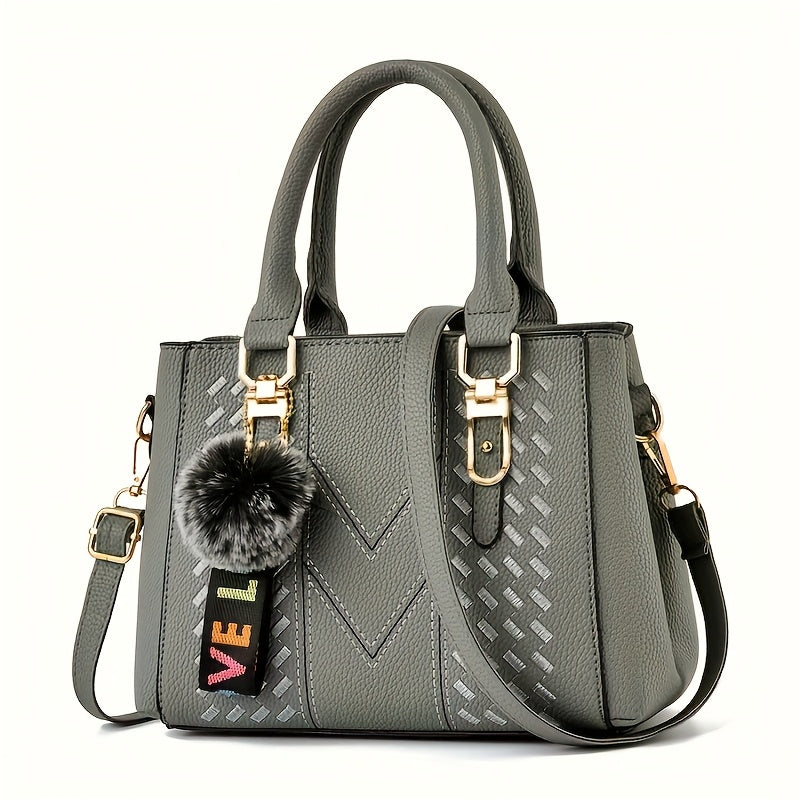 Parent Bag Handbag New Fashion    Ball Pendant Small Tote Bag Thanksgiving Gift for Family
