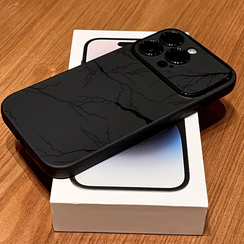 Shockproof TPU Phone Case with Lightning Crack Design for iPhone