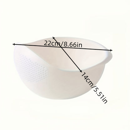 1/2/3pcs Storage Basket, Multifunctional Laundry Basket, Modern Food Drain Basket, Fruits, Vegetables, Rice And Grains, Kitchen Organizer And Storage Cabinet, Kitchen Accessories