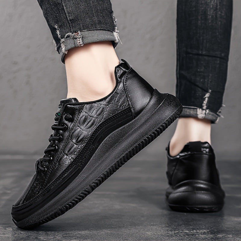[sneakers] 2025 Men'S New Spring And Autumn Fashion Versatile Soft-Soled Casual Shoes Trendy Outdoor Sports Skate Shoes - ayq