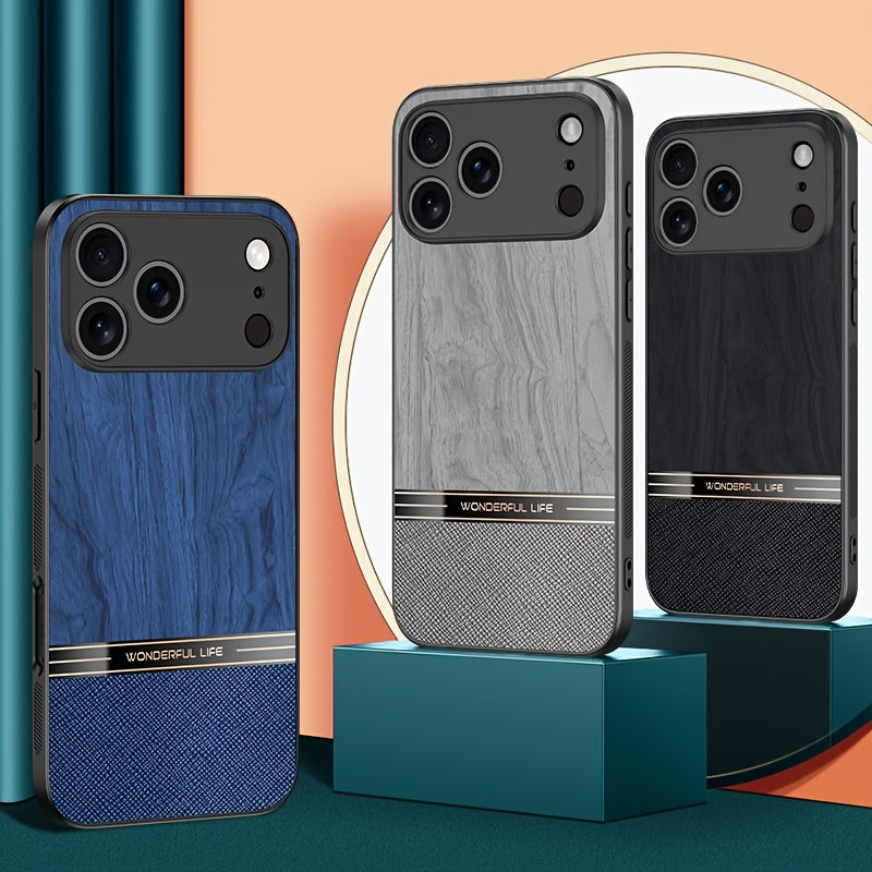 Shockproof Retro Style PC Phone Case for iPhone 18 Pro/Pro Max