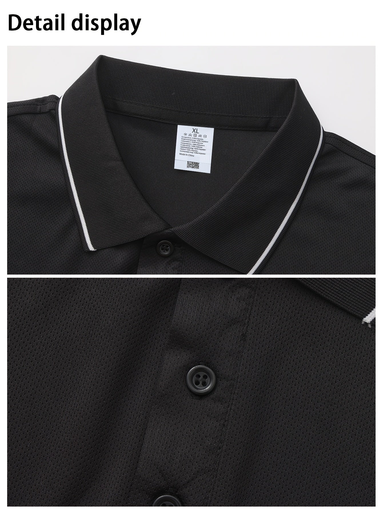 Men's Outdoor Golf Polo Shirt Short Sleeve Summer Casual