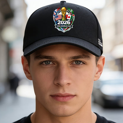 2026 FIFA World Cup Official Commemorative Baseball Cap Black