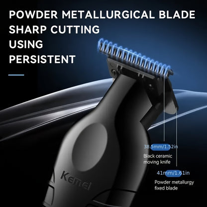 Electric Hair Clipper KM-2299 Cross-border Electric Pusher USB Oil Head Carving Scissor Barber Shop Trimmer