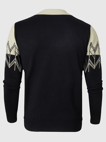 Men's Autumn/Winter Sweater, Men's Pullover Knit Sweater, Men's Winter Long Sleeve Sweater, Men's Winter Clothing, Men's Sweater, Christmas Sweater, Men's Christmas Sweater, Winter Men's Apparel, New Year's Apparel, Men's Aut