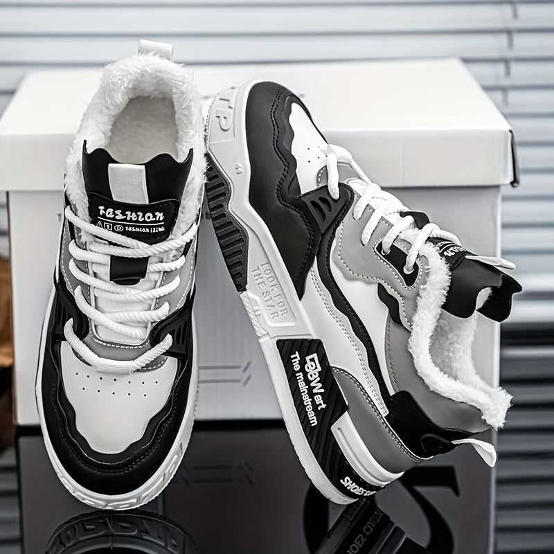 Men's & Women's All-Terrain Winter Warm Snow Boots & Sneakers - Heavy-Duty PU & PVC Traction Tires, Low-Top Lace-Up Outdoor Shoes for Ice, Mud, Snow, Casual Wear - Unisex All-Terrain Vehicle-Like Feel (No ATV Required)