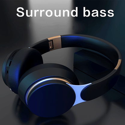 07S Wireless Over-Ear Headphones with Surround Bass, Foldable Design, 400mAh Battery - Wireless Compatible, Supports Wired/TF Card/Radio Modes, Ideal for Sports, Gaming, Photography & More, Wireless Headphones