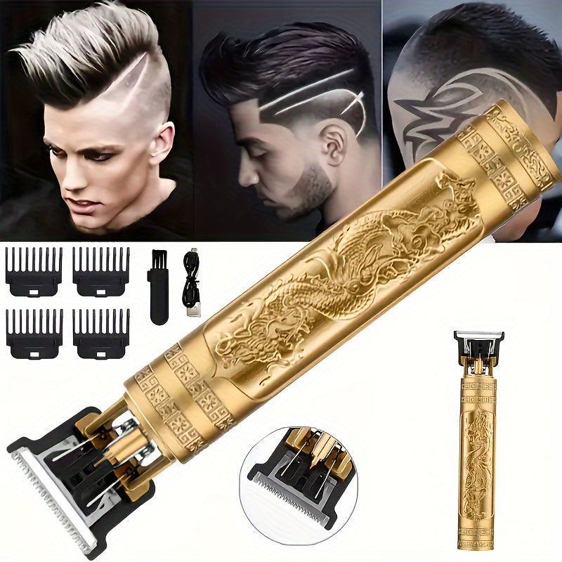 5pcs Men's Business Casual Watch Set with Wallet, Hair Clipper, Keychain, Fashion Glasses, and Watch - Minimalist Business Watch Set in Elegant Gift Box