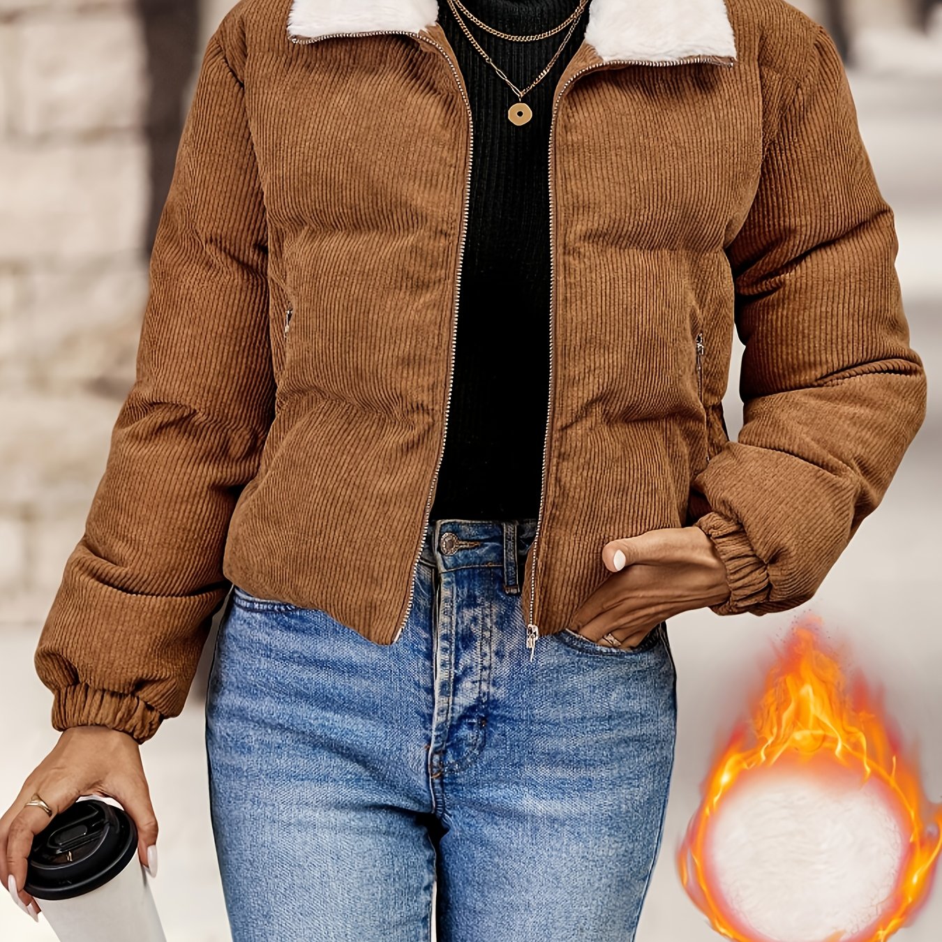 Women's Autumn and Winter Coat - Fashionable Warm Jacket