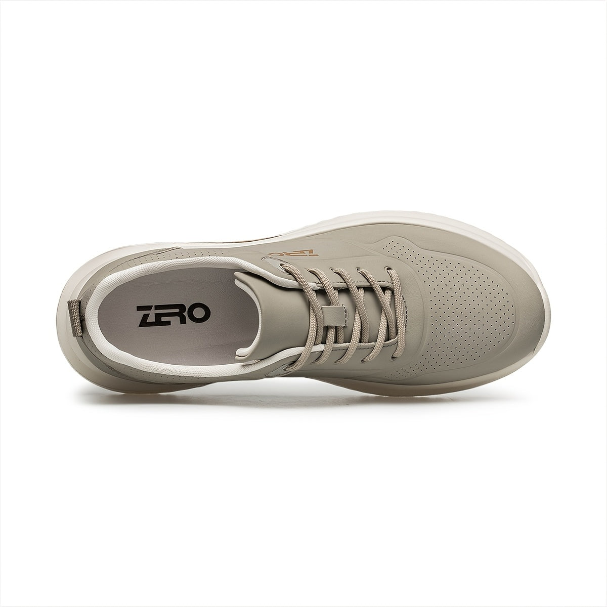 Men's Lightweight Breathable Leather Casual Athletic Shoes