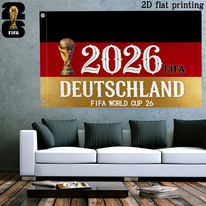 2026 FIFA World Cup Maple & Clutch Mascot Square Flag