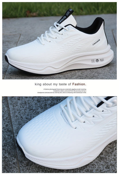 Men's Autumn/Winter High Quality Versatile Work Shoes, Trendy Fashionable Anti-Slip Lightweight Sneakers for Students, Men's Running Shoes - ayq