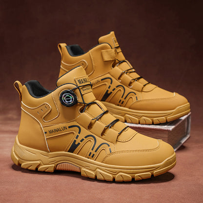 Men's Casual Chukka Boots for Hiking and Outdoor Use