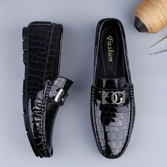 Universal Slip-On PU Driving Doudou Shoes with Rubber Sole