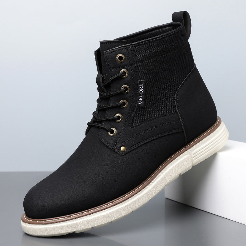 Men's British Style Soft Sole Business Casual Leather Boots