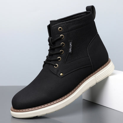 Men's British Style Soft Sole Business Casual Leather Boots
