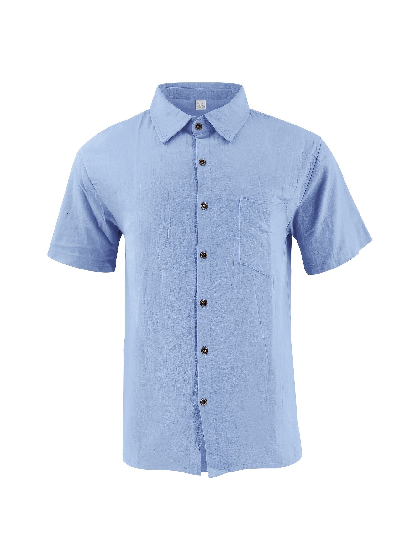 Men's Casual Linen Shirt and Pants Set for Summer Comfort