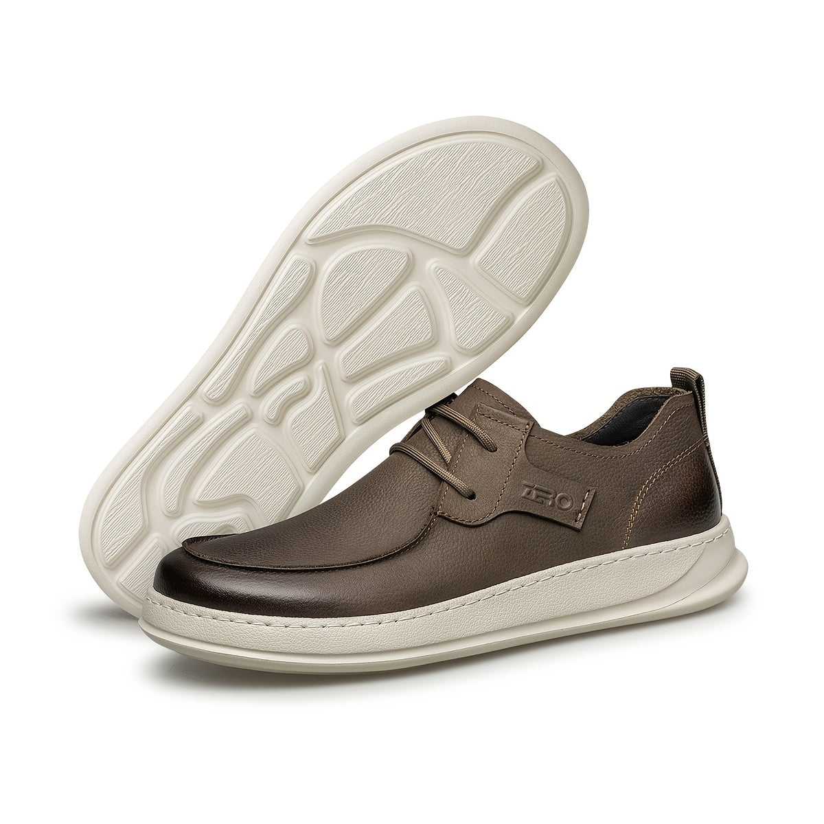 Men's Casual Leather Loafers Soft Sole Breathable Shoes