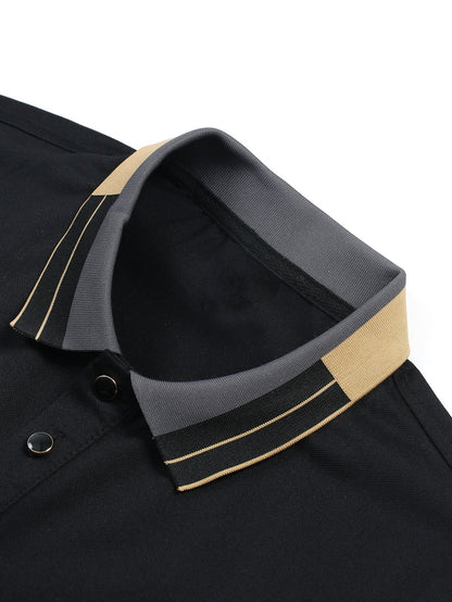 Classic BQSS Print Men'S Polo Shirt | Simple and Fashionable, High-end Fabric, Suitable for Daily Leisure and Fitness, Summer Season, Short Sleeve, Regular Fit - ayq