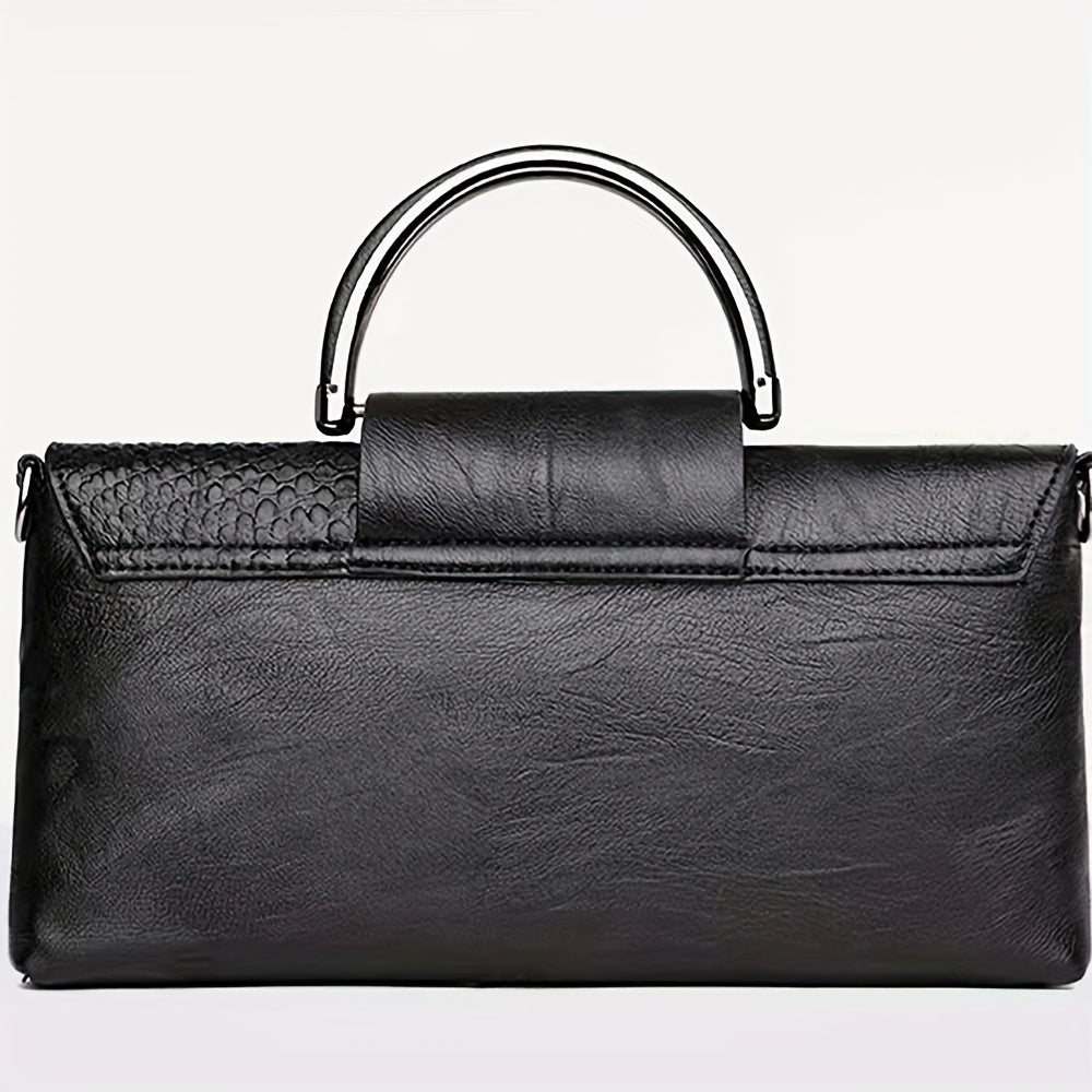 Women's Sexy Black Crossbody Bag with Adjustable Strap & Irregular Shell Design - Zipper Closure, Versatile for Parties, Special Occasions & Everyday Use, Secure Zip Bag | Sophisticated Design | Adjustable Strap Handbag