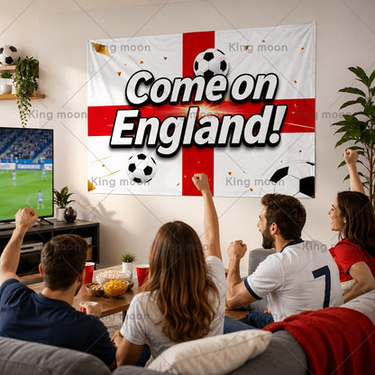 England Football Supporter Banner 150x90cm Polyester Flag