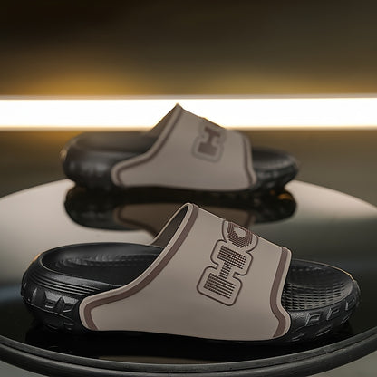 Men's Casual Open-Toe Slippers Durable EVA Outdoor Indoor