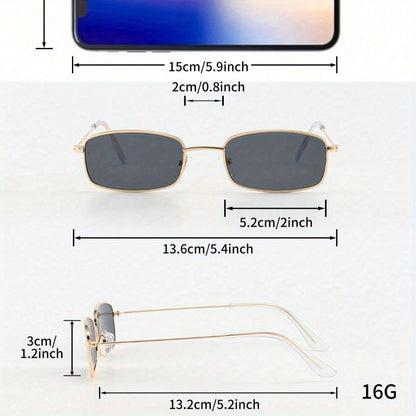 2 Pairs of Trendy Metal Frame Glasses with Vibrant Red & Black Tinted Lenses - Stylish Full-Rim Design for Fashion-Forward Individuals, Everyday Eyewear | Fashion Eyewear | Sleek Craftsmanship
