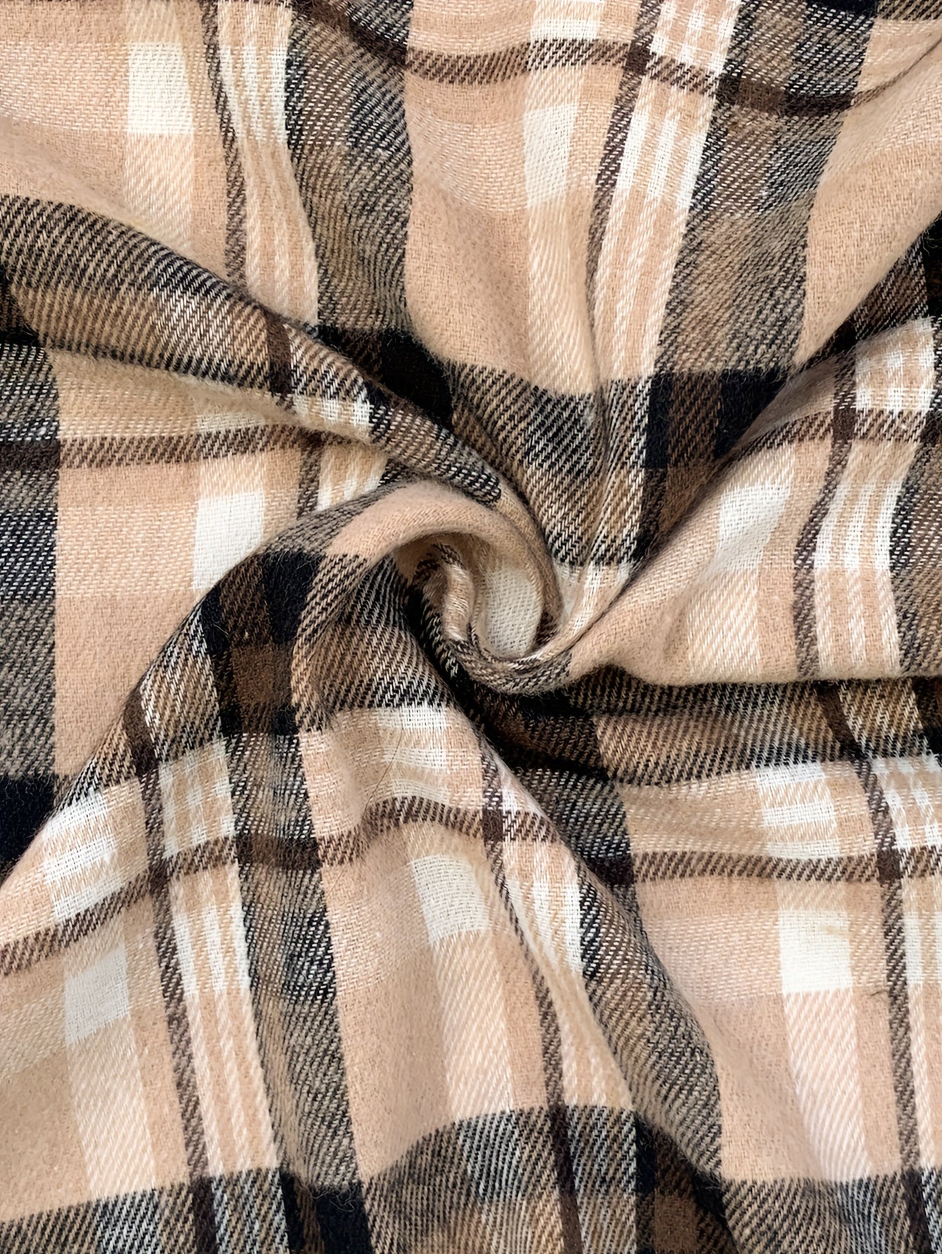 Plaid Shirt Coat For Men Long Sleeve Casual Regular Fit Button Up Hooded Shirts Jacket